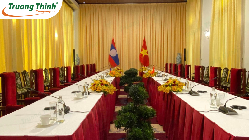 Thi công lắp đặt hệ thống âm thanh hội nghị hội thảo chuyên nghiệp trọn gói