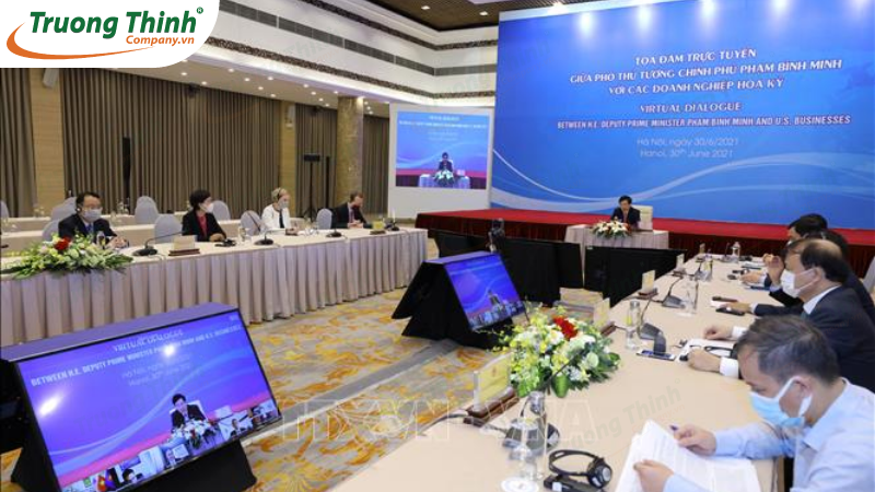 Tọa Đàm Trực Tuyến Giữa Phó Thủ Tướng Chính Phủ Phạm Bình Minh Với Các Doanh Nghiệp Hoa Kỳ