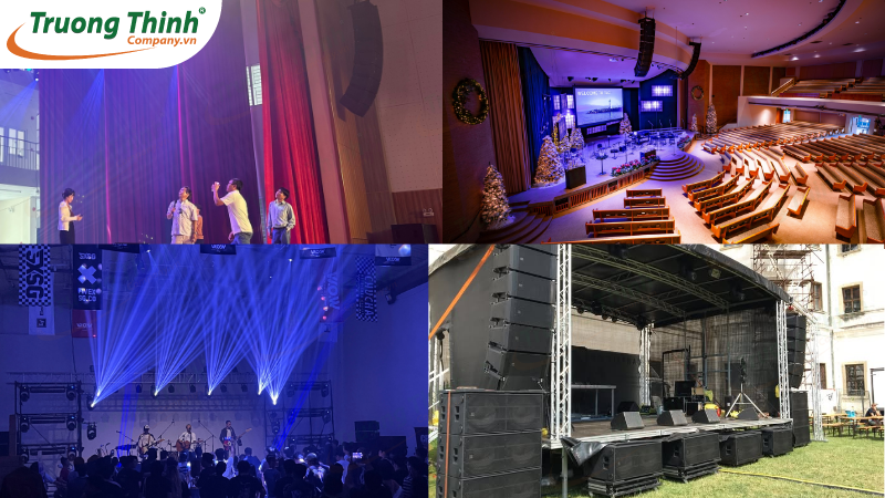 Ứng dụng của loa Electro Voice X2-212/90