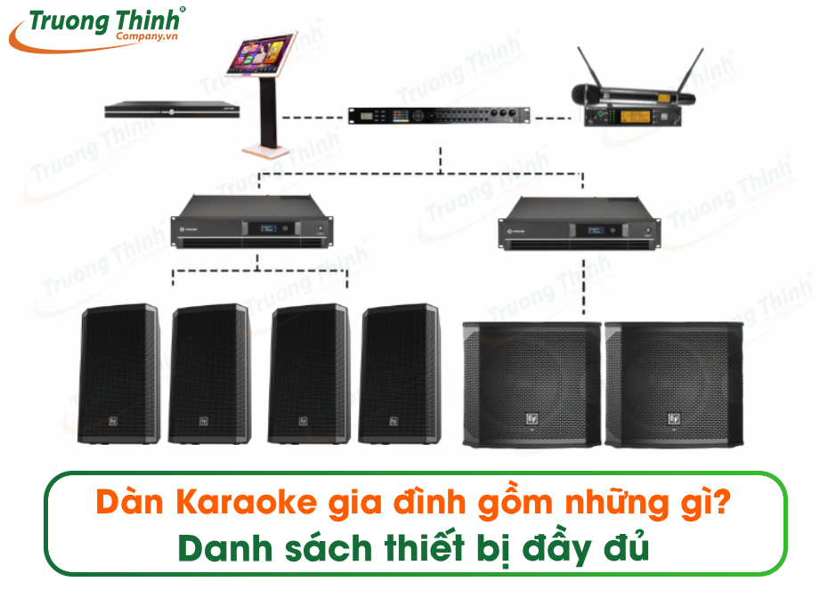 Dàn Karaoke gia đình gồm những gì? Danh sách thiết bị đầy đủ