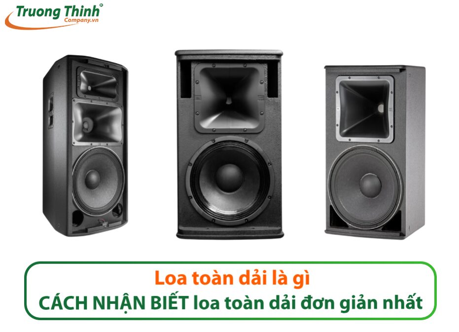 Loa toàn dải là gì? Cách NHẬN BIẾT loa toàn dải đơn giản nhất