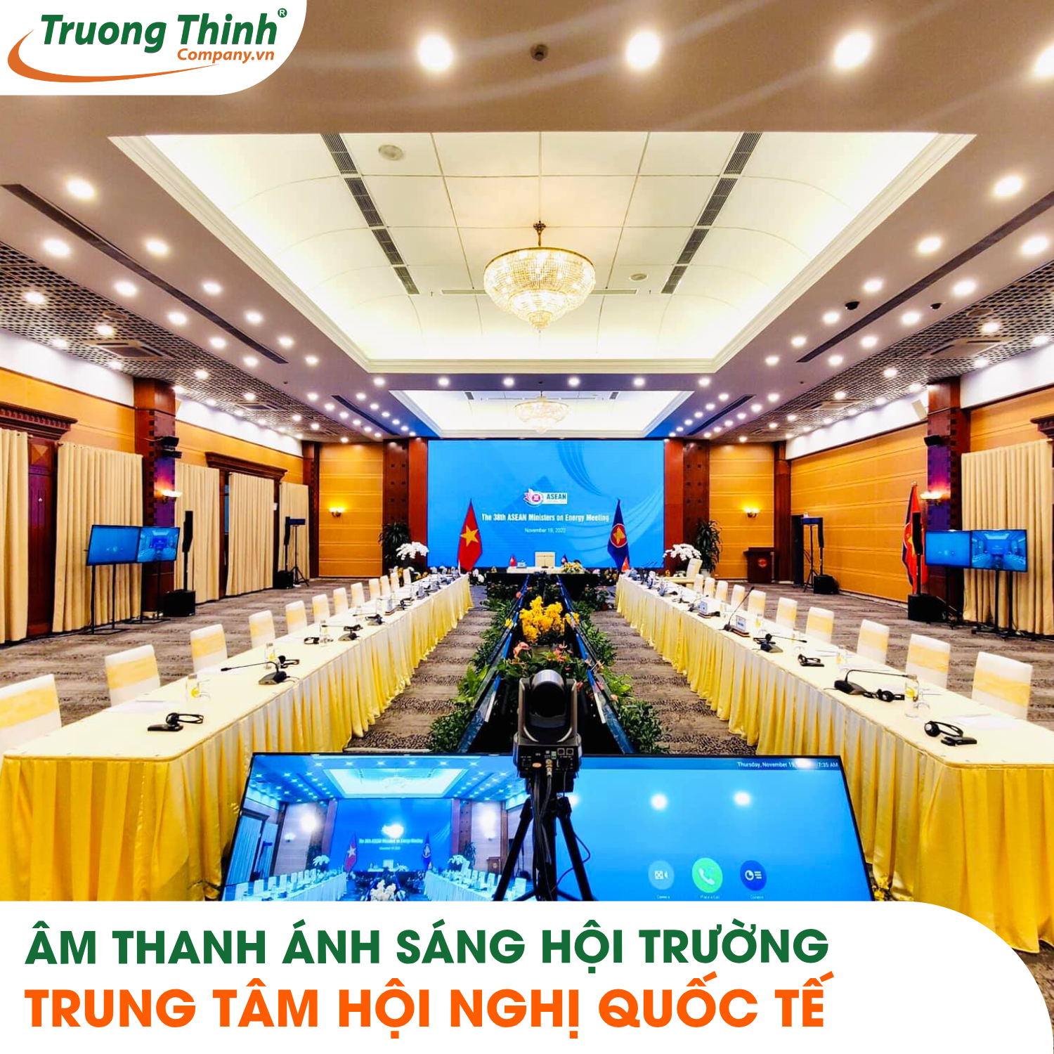 Âm thanh ánh sáng hội trường TRUNG TÂM HỘI NGHỊ QUỐC TẾ