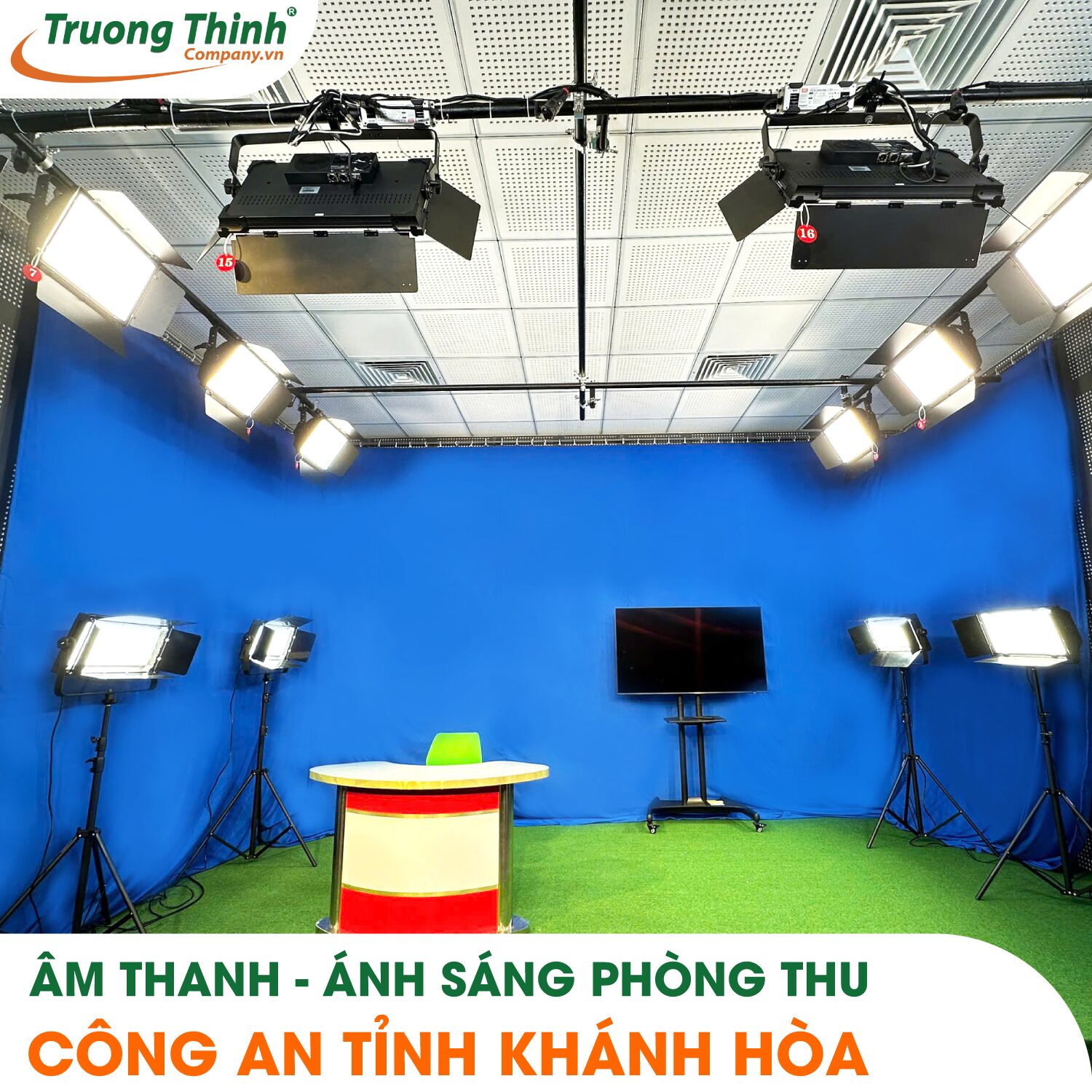 Âm thanh ánh sáng phòng thu CÔNG AN TỈNH KHÁNH HÒA