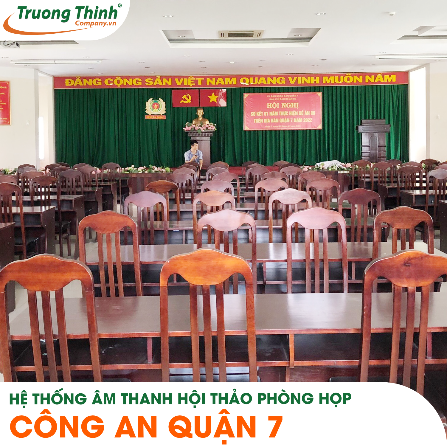 Hệ thống âm thanh hội thảo phòng họp CÔNG AN QUẬN 7