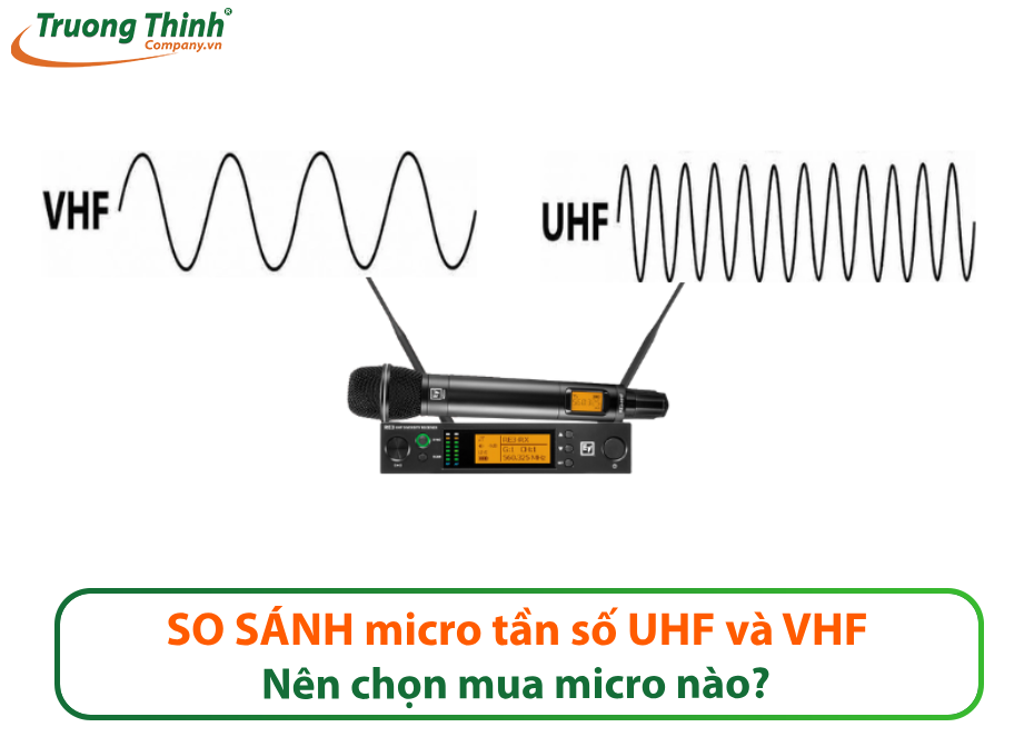 so sánh micro tần số UHF và VHF