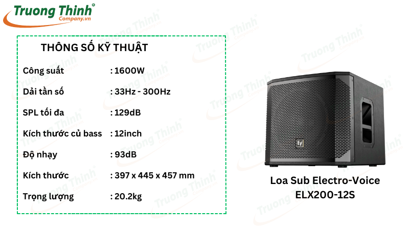 Loa Sub Electro-Voice ELX200-12S