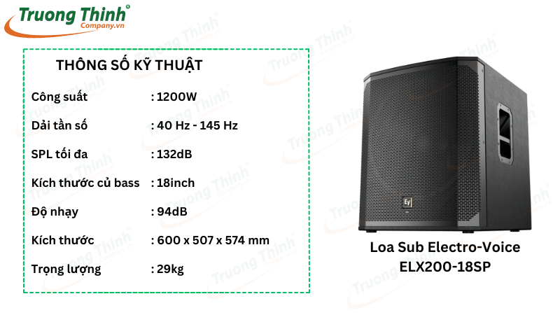 Loa Sub Electro-Voice ELX200-18SP