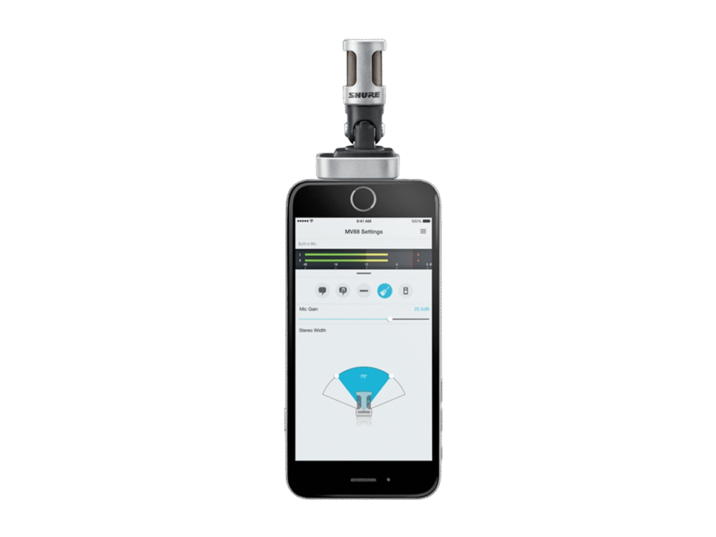 Micro cho thiết bị iOS SHURE MV88