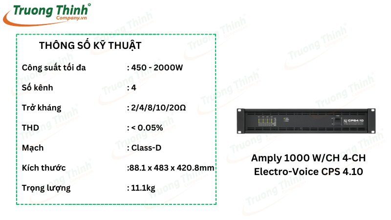 Amply công suất Electro-Voice CPS 4.10