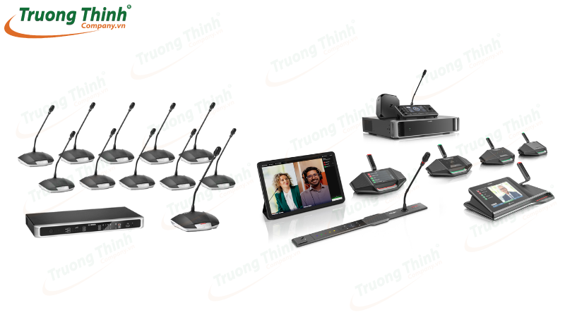 Hệ thống micro âm thanh hội nghị có dây và không dây Bosch