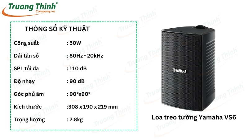 Loa treo tường Yamaha VS6