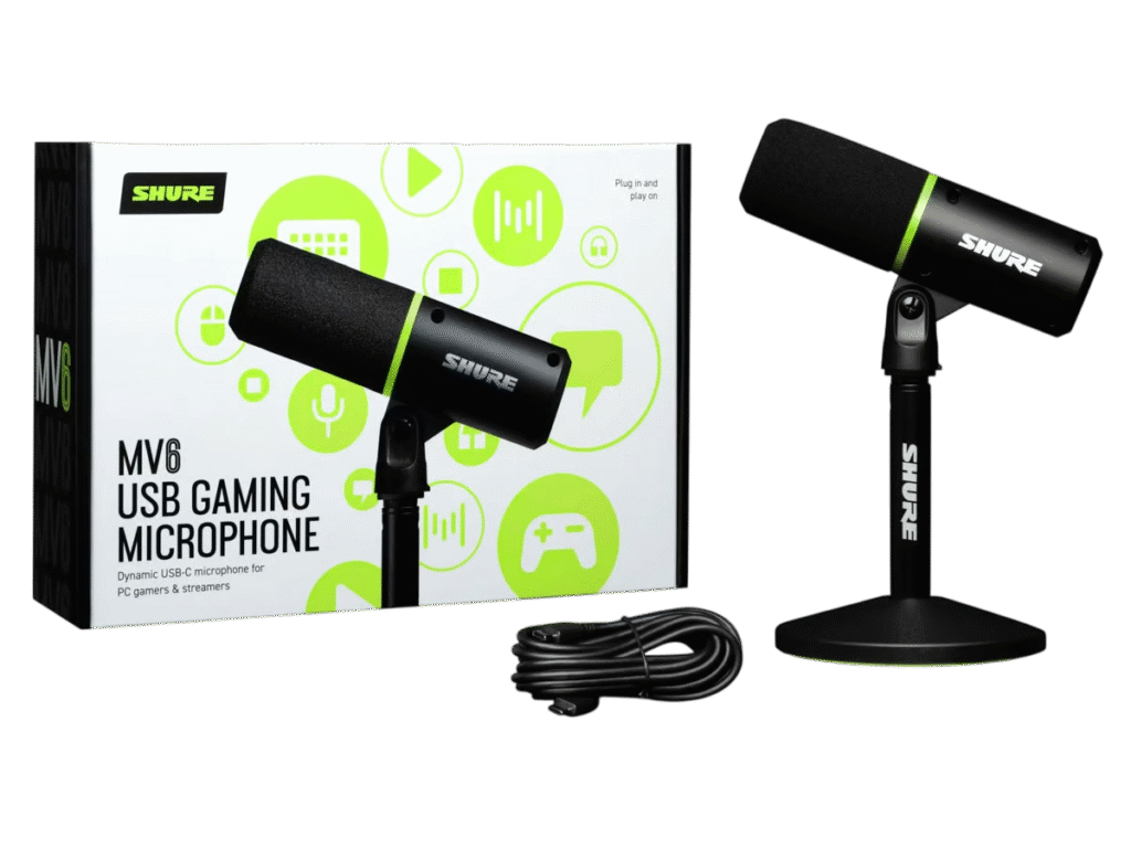Micro gaming Shure MV6