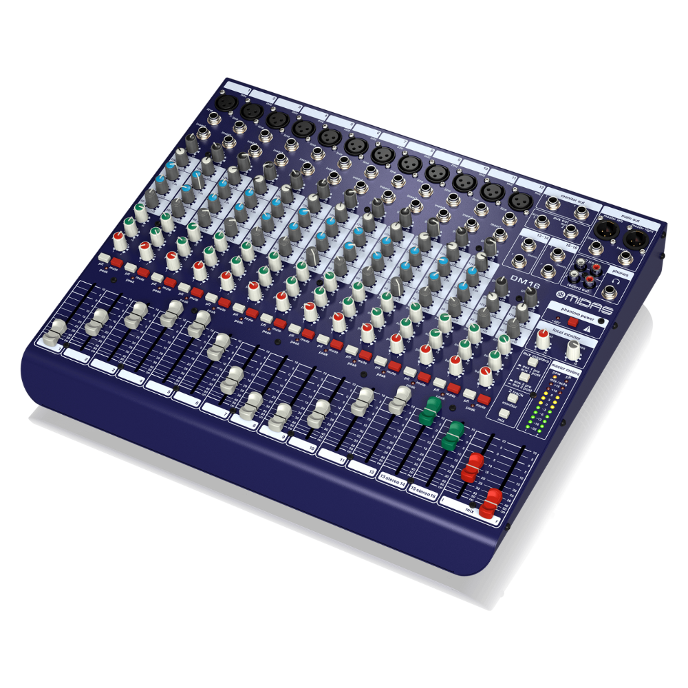 Mixer Analog 16 Input Midas DM16