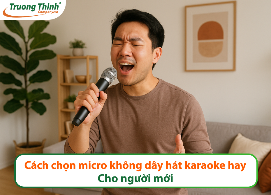 Cách chọn micro không dây hát karaoke hay cho người mới