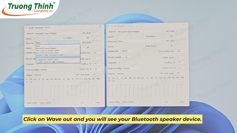 Chọn thiết bị loa Bluetooth của bạn