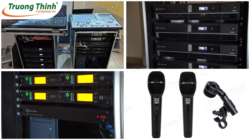 Hệ thống micro và bộ xử lý âm thanh hội trường hội trường Công an tỉnh Kiên Giang Hệ thống micro và bộ xử lý âm thanh hội trường hội trường Công an tỉnh Kiên Giang