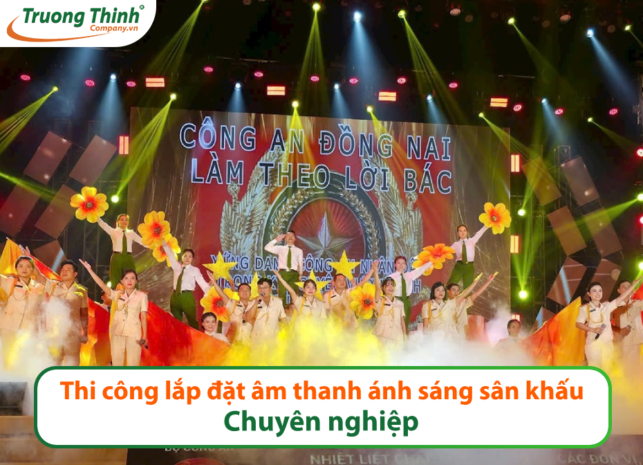 Dịch vụ lắp đặt âm thanh ánh sáng sân khấu chuyên nghiệp