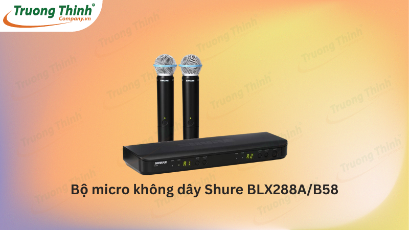 Bộ micro không dây Shure BLX288A/B58