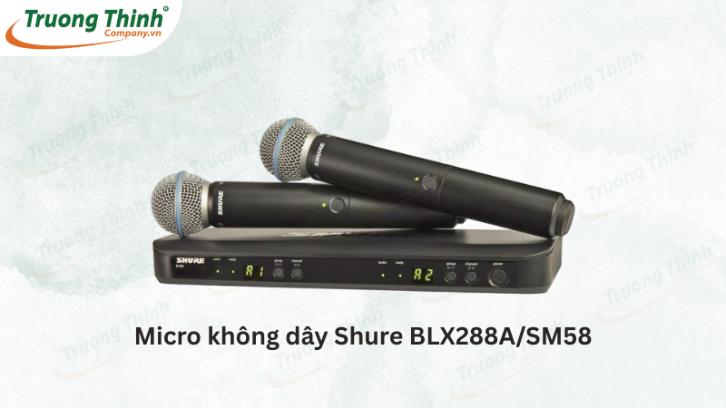 Micro không dây Shure BLX288A/SM58