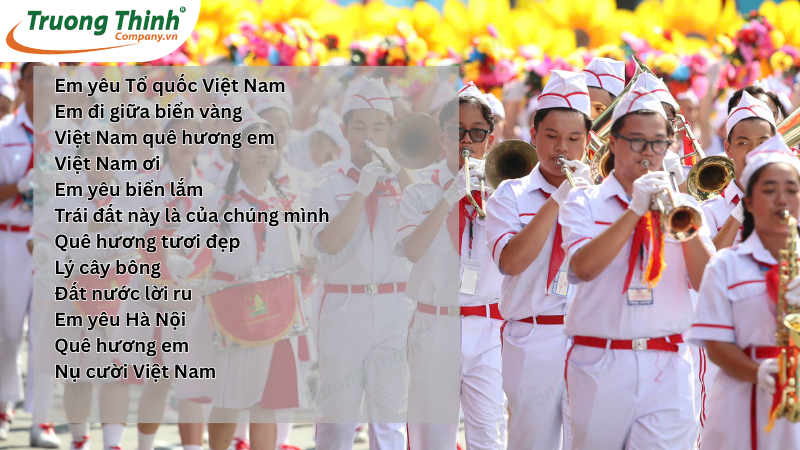 Các bài hát về đất nước Việt Nam cho thiếu nhi
