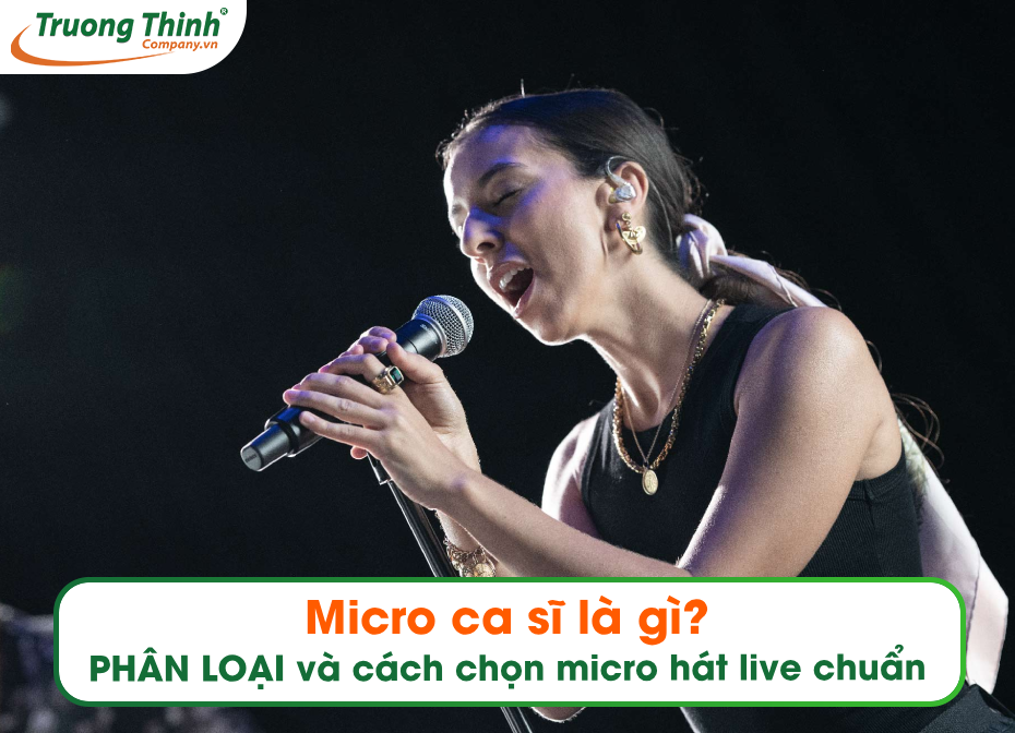 Micro ca sĩ là gì? PHÂN LOẠI và cách chọn micro hát live chuẩn