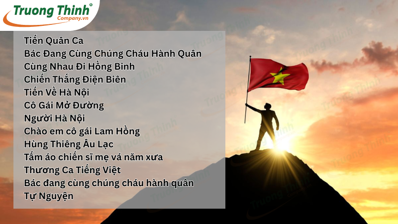 Những bài hát về đất nước hào hùng