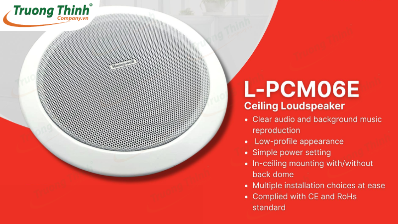 Loa âm trần Honeywell L-PCM06E