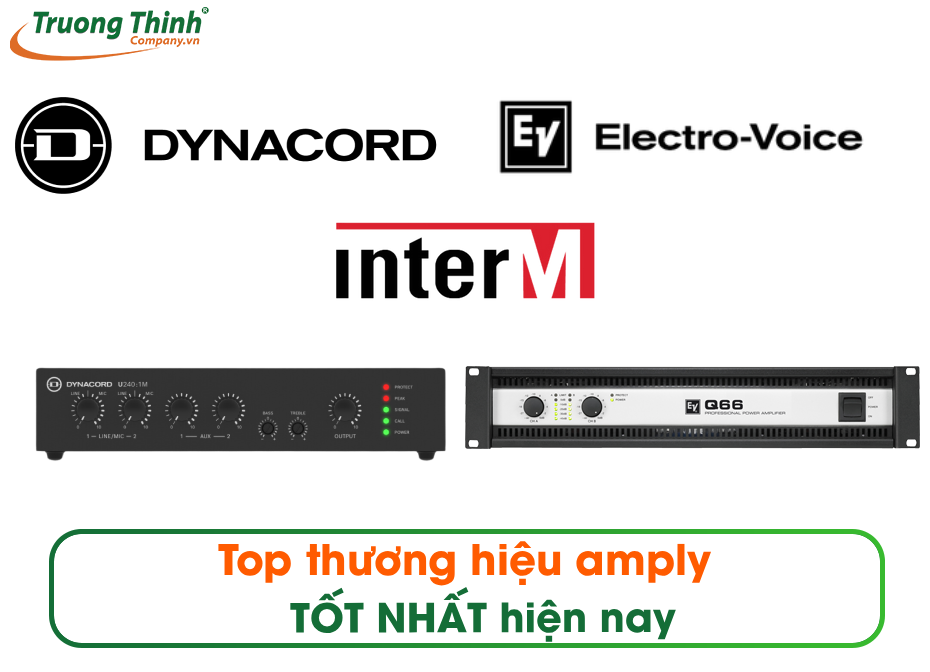 Top thương hiệu amply tốt nhất hiện nay