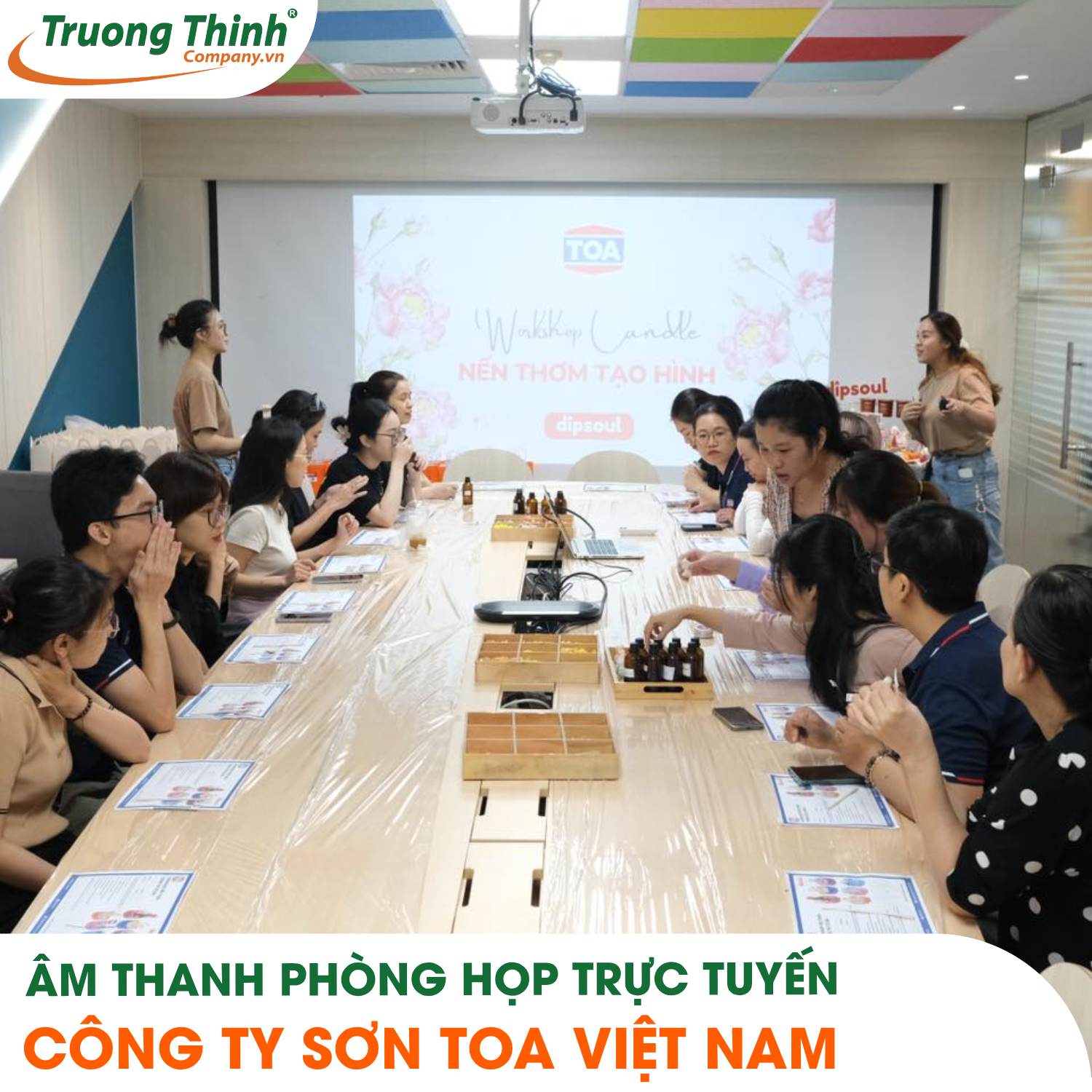 Âm thanh phòng họp trực tuyến CÔNG TY SƠN TOA VIỆT NAM