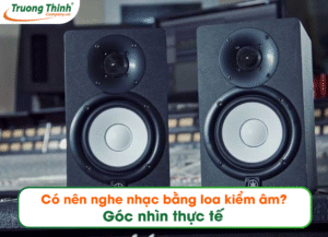 Có nên nghe nhạc bằng loa kiểm âm? Góc nhìn thực tế