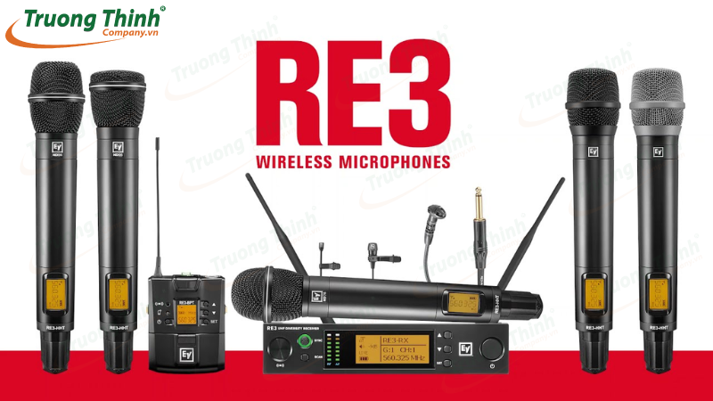 Giới thiệu dòng micro không dây Electro Voice RE3-ND