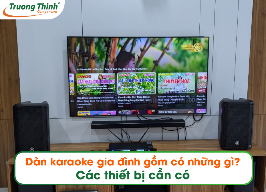Dàn karaoke gia đình gồm có những gì? Các thiết bị cần có