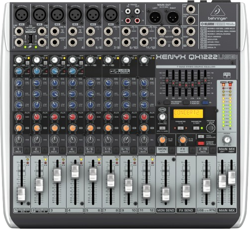 Mixer Behringer XENYX QX1222USB