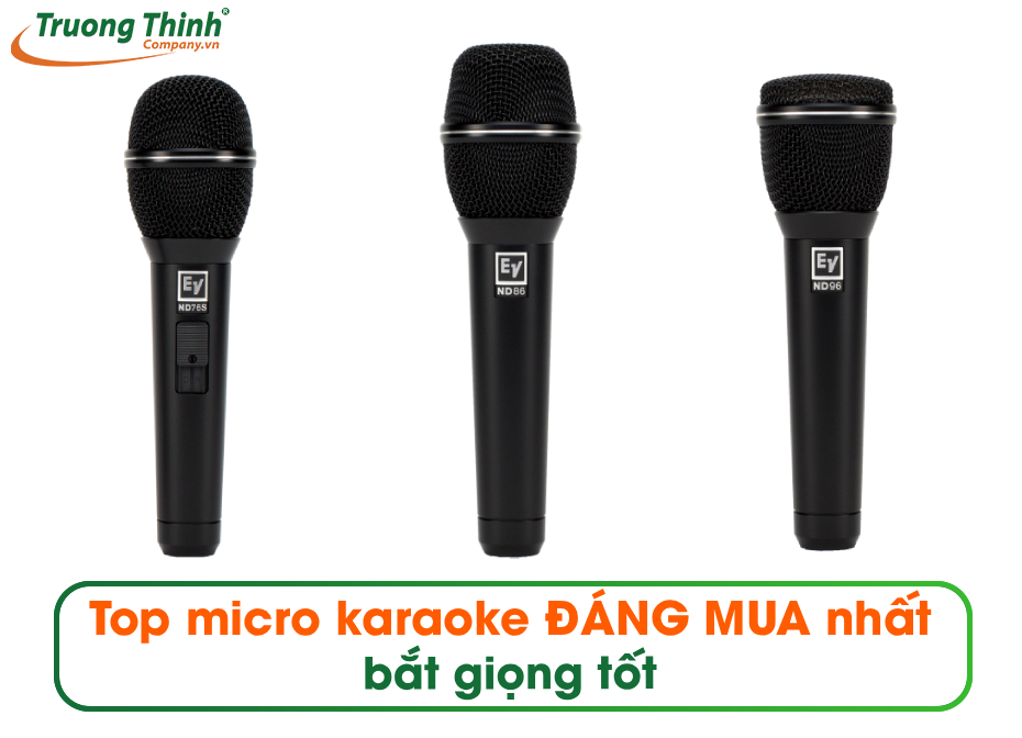 Top micro karaoke ĐÁNG MUA nhất bắt giọng tốt