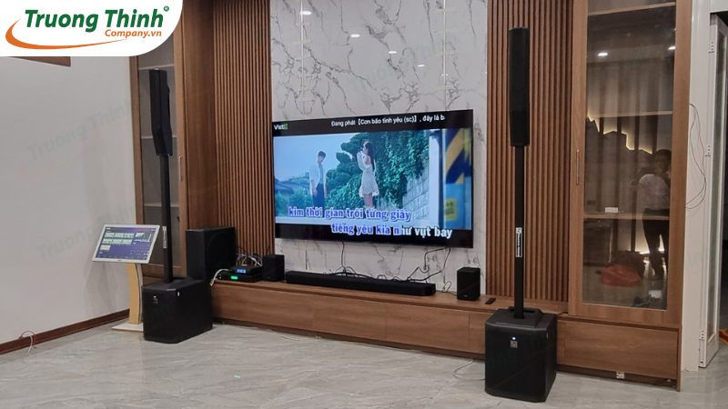 Vì sao loa cột đang là xu hướng hát karaoke hiện nay