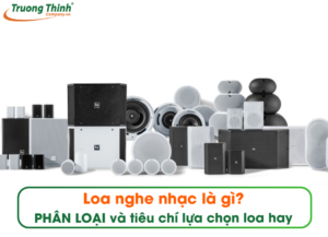 Loa nghe nhạc là gì? PHÂN LOẠI và tiêu chí lựa chọn loa hay