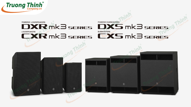 Đặc điểm nổi bật của dòng loa DXR/DXS mk3 và CXR/CXS mk3