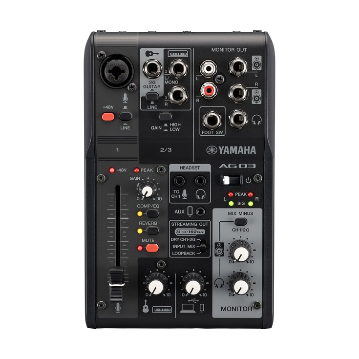 Mixer livestream Yamaha AG03MK2