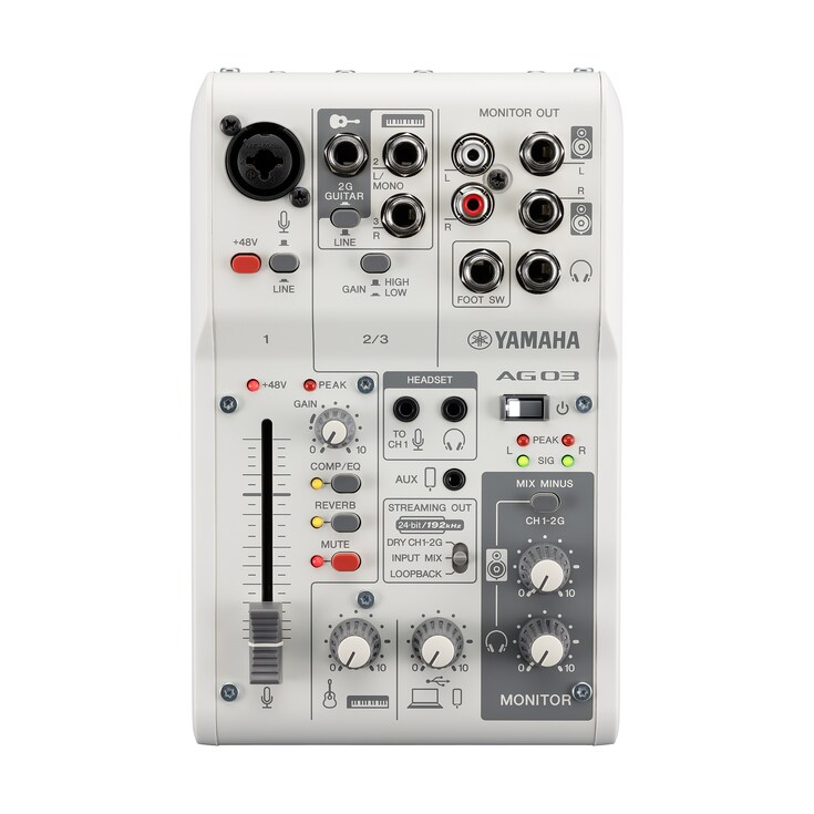 Mixer livestream Yamaha AG03MK2