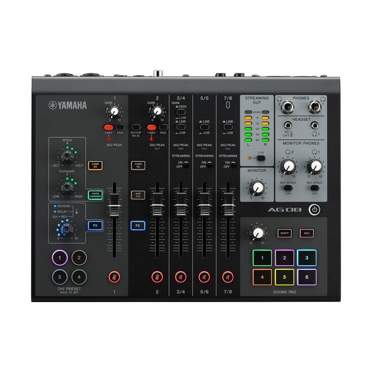Mixer livestream Yamaha AG08
