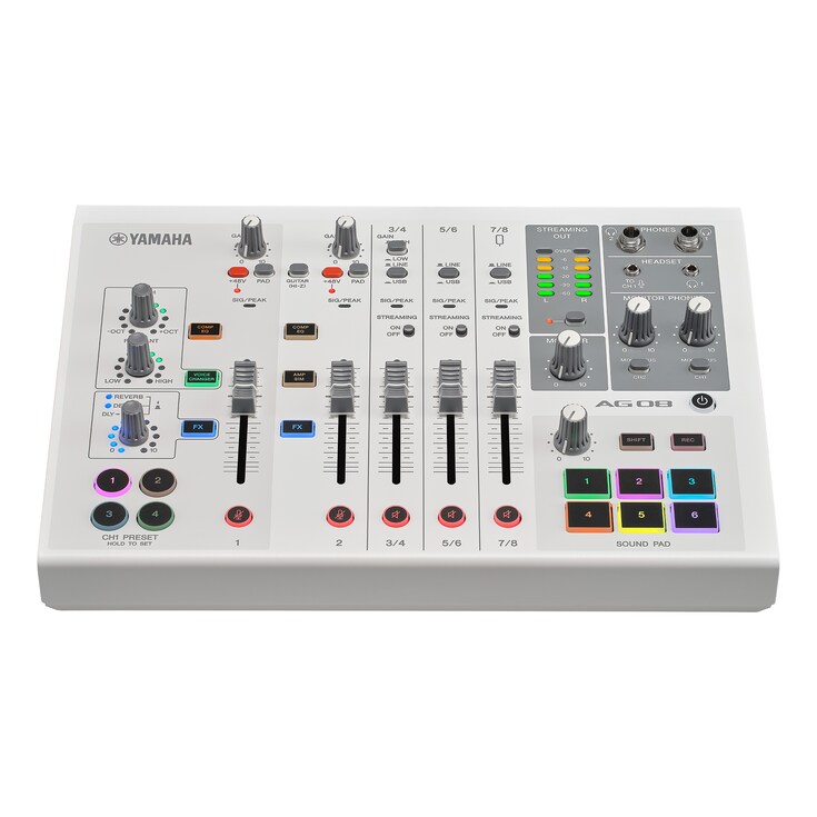 Mixer livestream Yamaha AG08