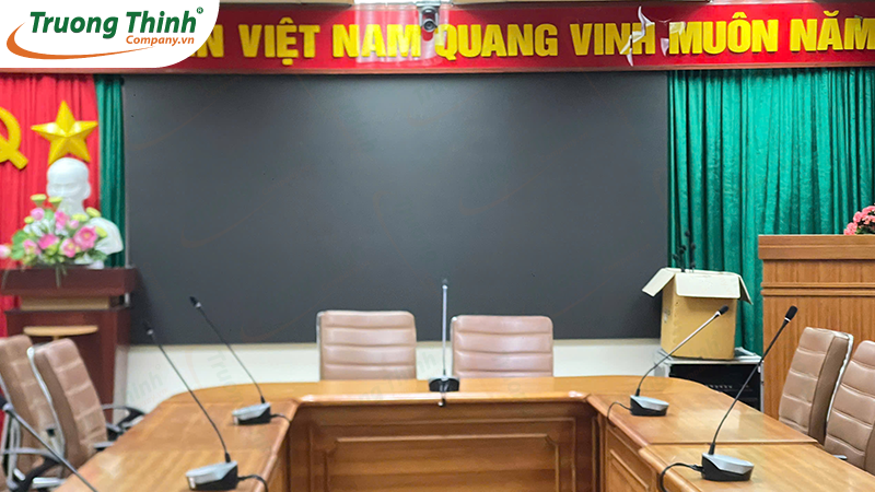 Trường Thịnh nâng cấp hệ thống âm thanh phòng họp trực tuyến Điện Lực Dầu Khí Nhơn Trạch 2